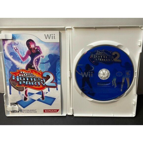 DDR 2 Wii game Dance Dance Revolution Hottest Party 2 Nintendo Konami - Picture 3 of 5